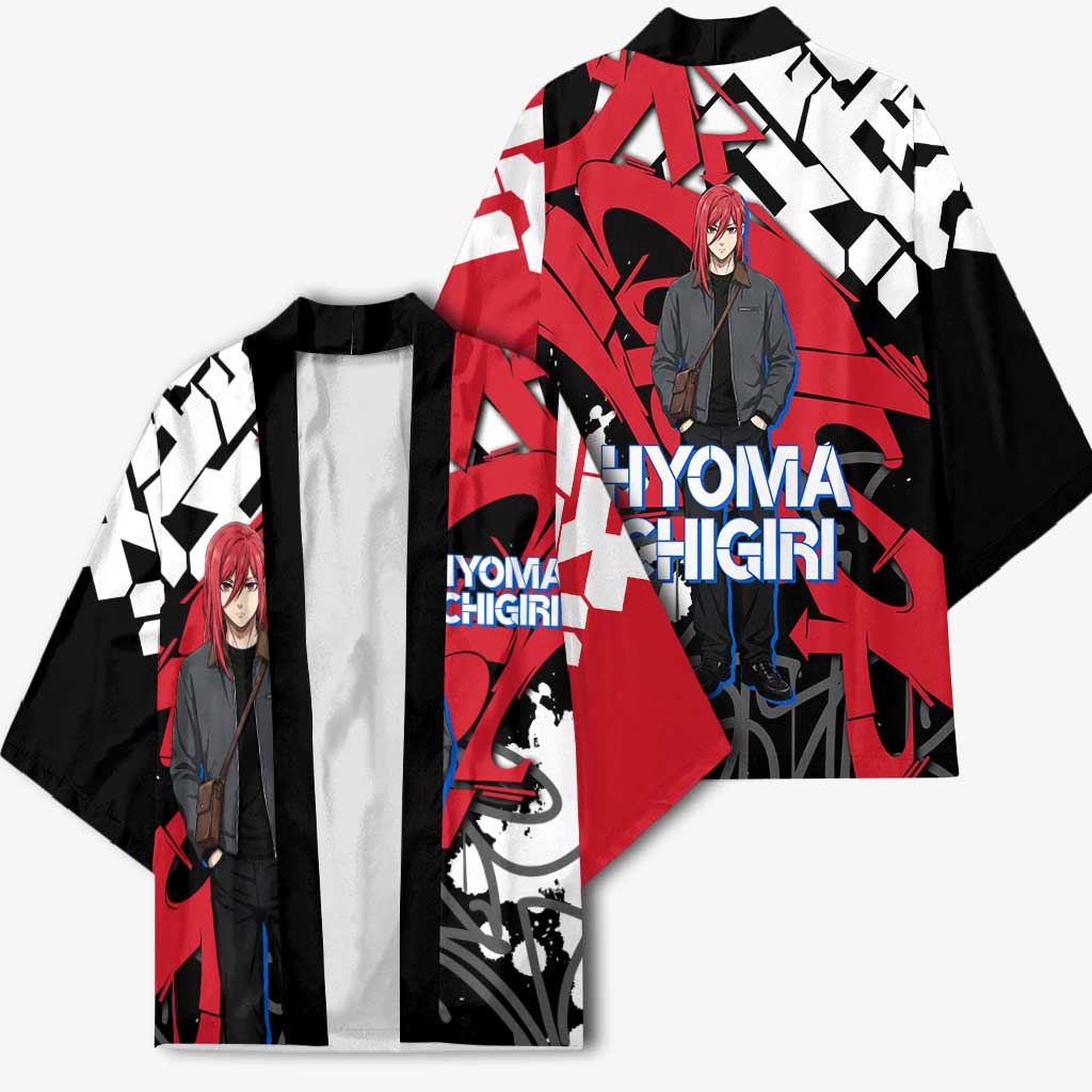 Hyoma Chigiri Blue Lock Kimono Urban Graffiti Street Art Style