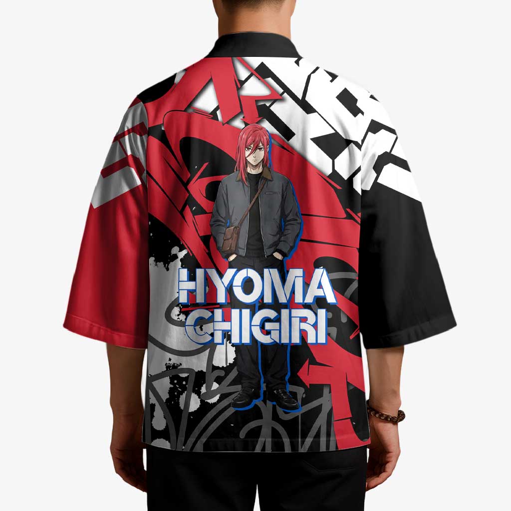 Hyoma Chigiri Blue Lock Kimono Urban Graffiti Street Art Style