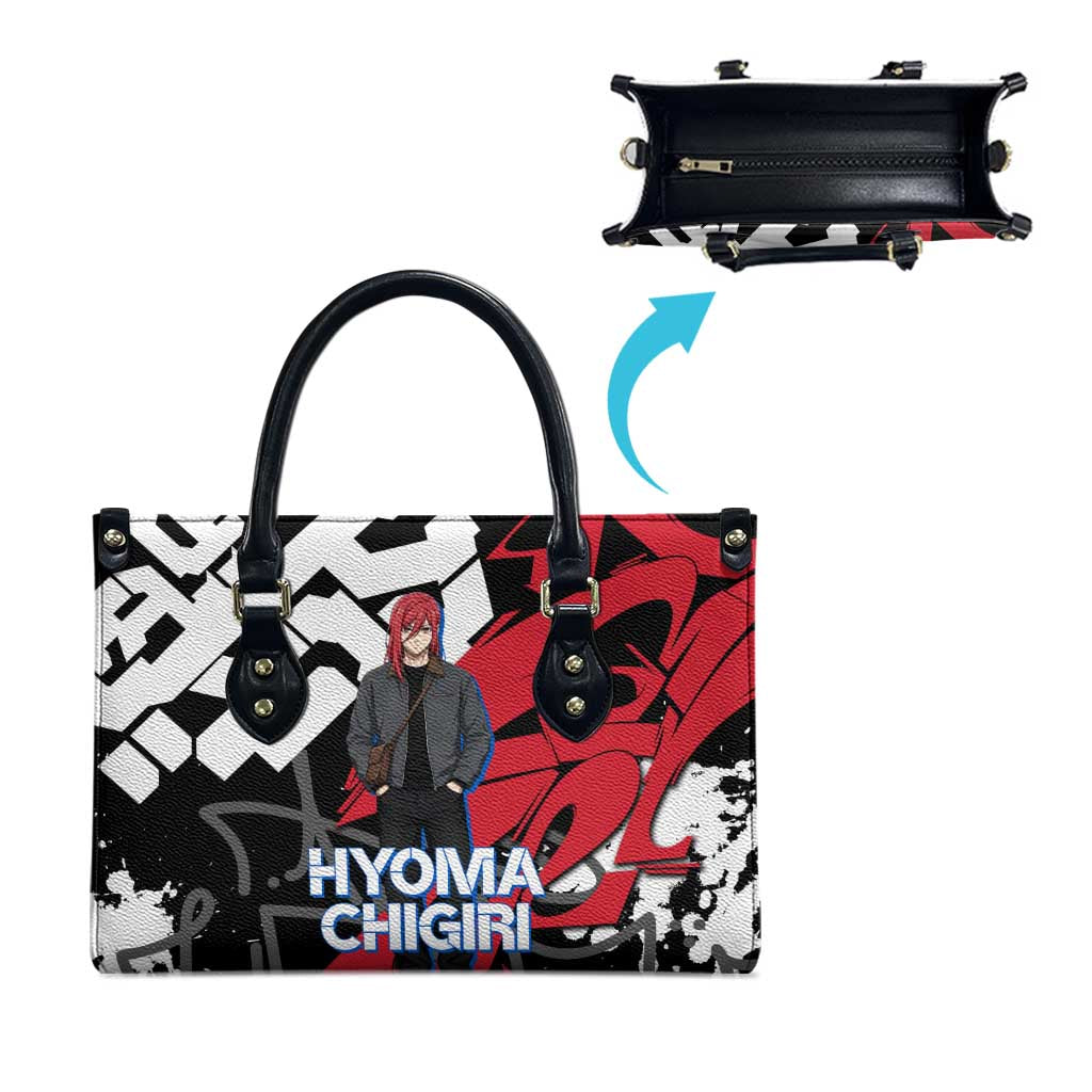 Hyoma Chigiri Blue Lock Leather Bag Urban Graffiti Street Art Style