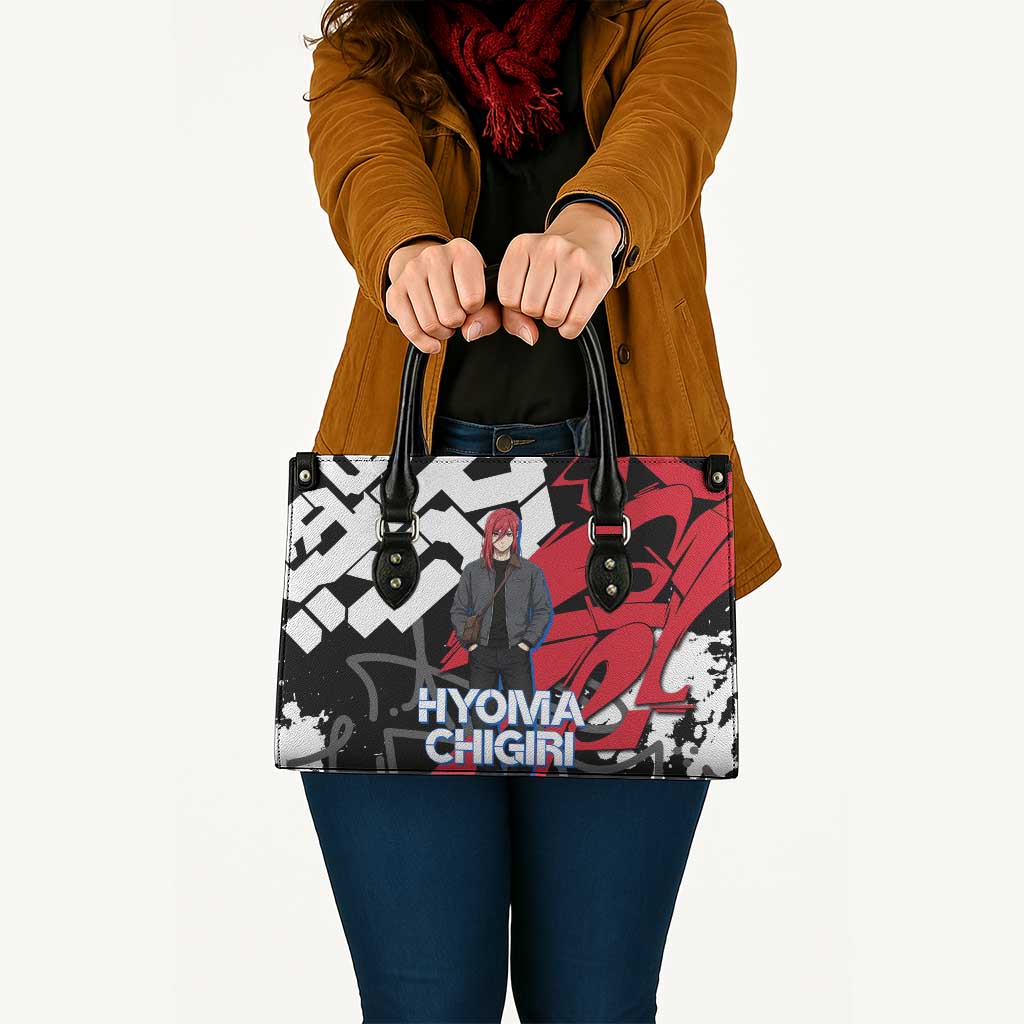 Hyoma Chigiri Blue Lock Leather Bag Urban Graffiti Street Art Style