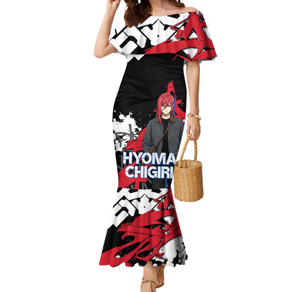 Hyoma Chigiri Blue Lock Mermaid Dress Urban Graffiti Street Art Style