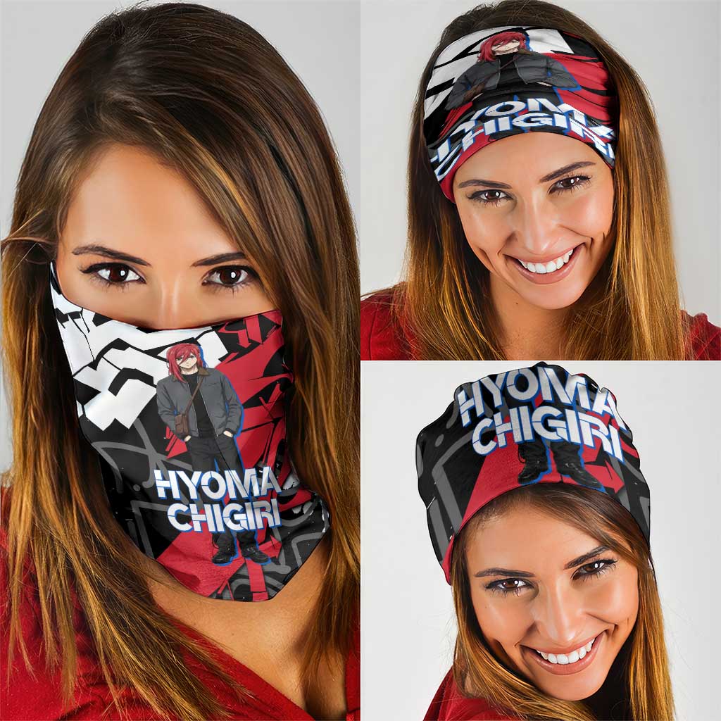 Hyoma Chigiri Blue Lock Neck Gaiter Urban Graffiti Street Art Style
