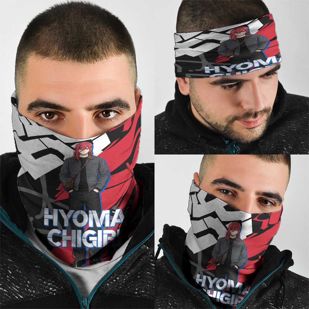 Hyoma Chigiri Blue Lock Neck Gaiter Urban Graffiti Street Art Style
