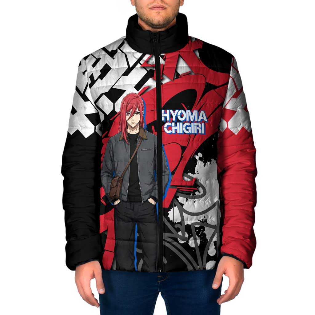 Hyoma Chigiri Blue Lock Padded Jacket Urban Graffiti Street Art Style