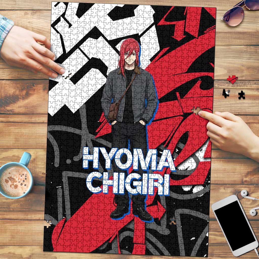 Hyoma Chigiri Blue Lock Puzzle Urban Graffiti Street Art Style