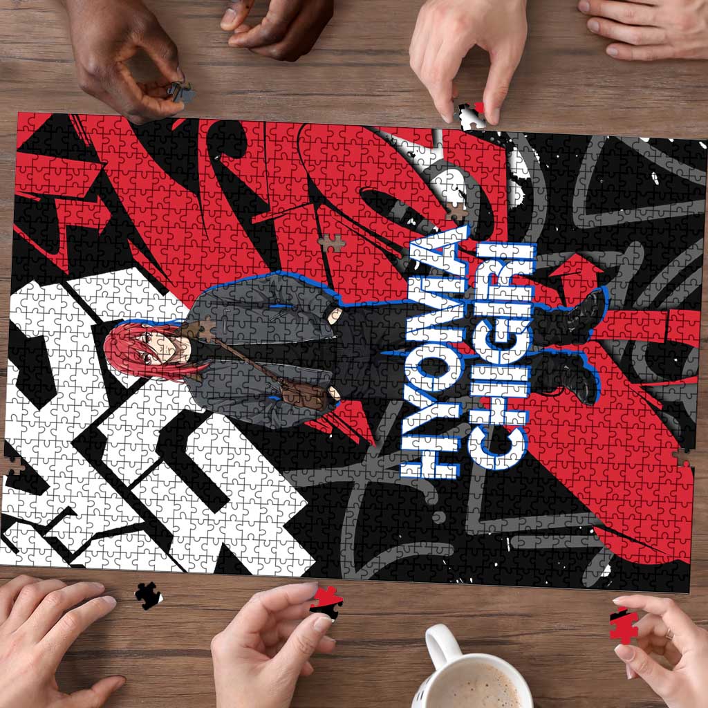 Hyoma Chigiri Blue Lock Puzzle Urban Graffiti Street Art Style