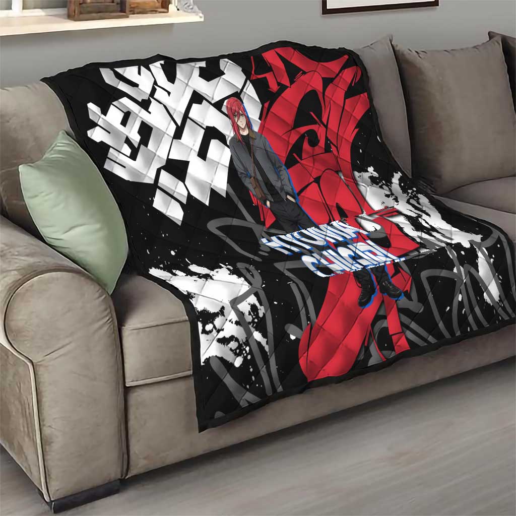 Hyoma Chigiri Blue Lock Quilt Urban Graffiti Street Art Style