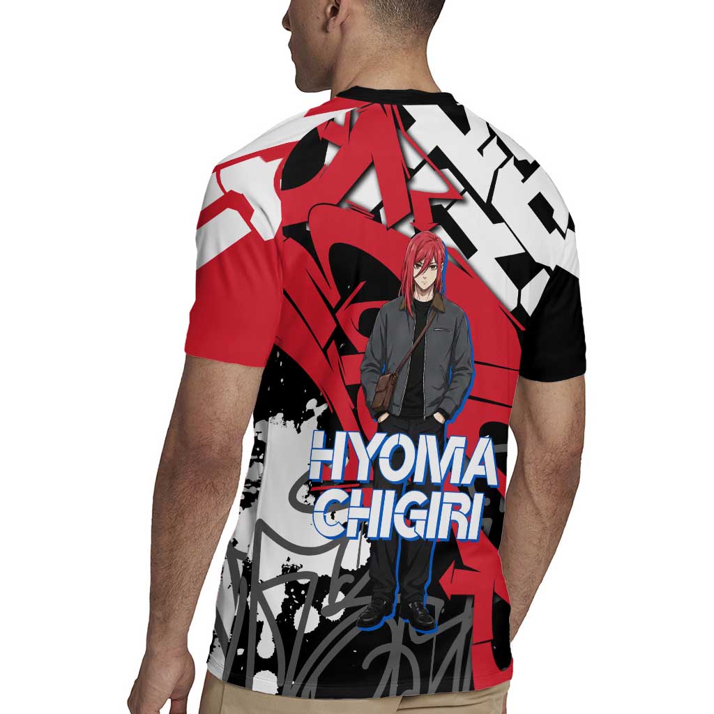 Hyoma Chigiri Blue Lock Rugby Jersey Urban Graffiti Street Art Style