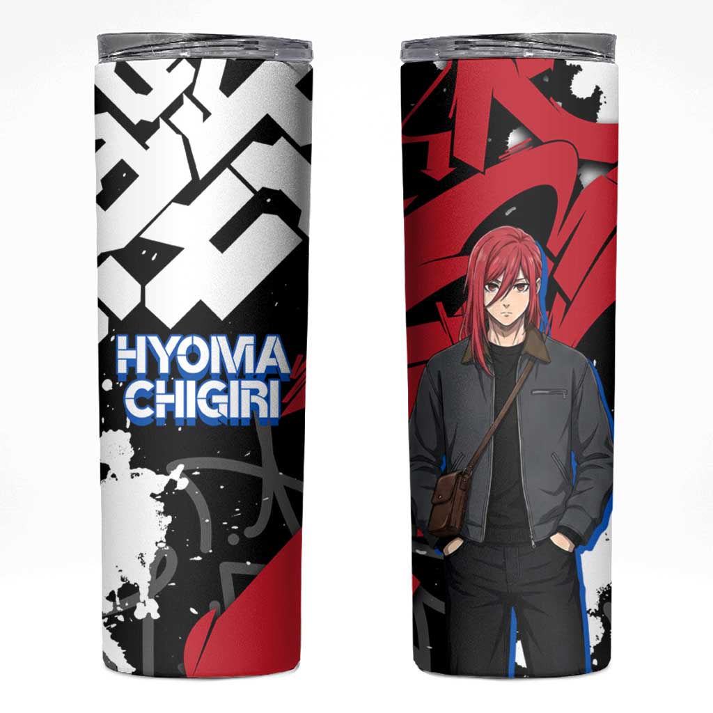 Hyoma Chigiri Blue Lock Skinny Tumbler Urban Graffiti Street Art Style