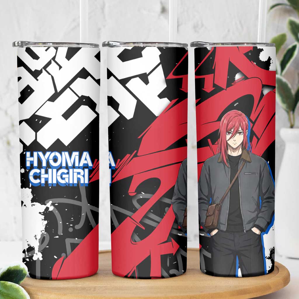 Hyoma Chigiri Blue Lock Skinny Tumbler Urban Graffiti Street Art Style