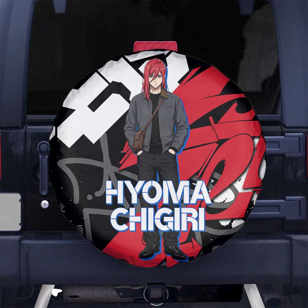 Hyoma Chigiri Blue Lock Spare Tire Cover Urban Graffiti Street Art Style