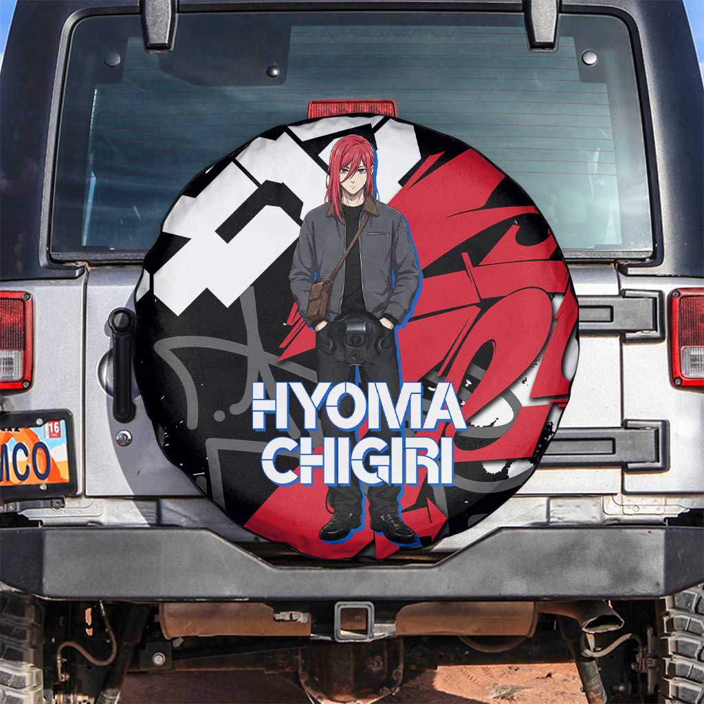 Hyoma Chigiri Blue Lock Spare Tire Cover Urban Graffiti Street Art Style