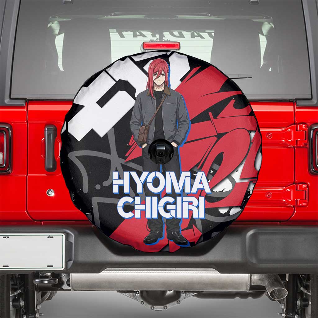 Hyoma Chigiri Blue Lock Spare Tire Cover Urban Graffiti Street Art Style