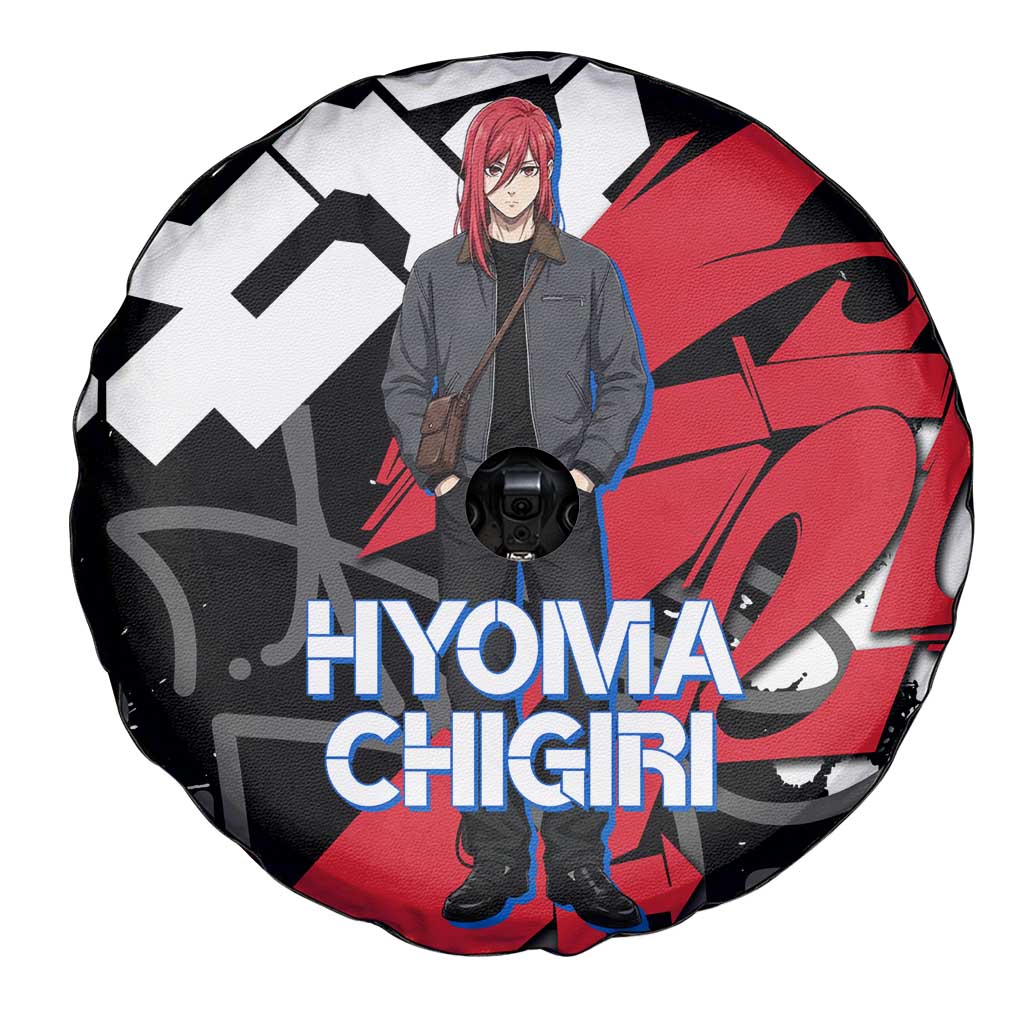Hyoma Chigiri Blue Lock Spare Tire Cover Urban Graffiti Street Art Style