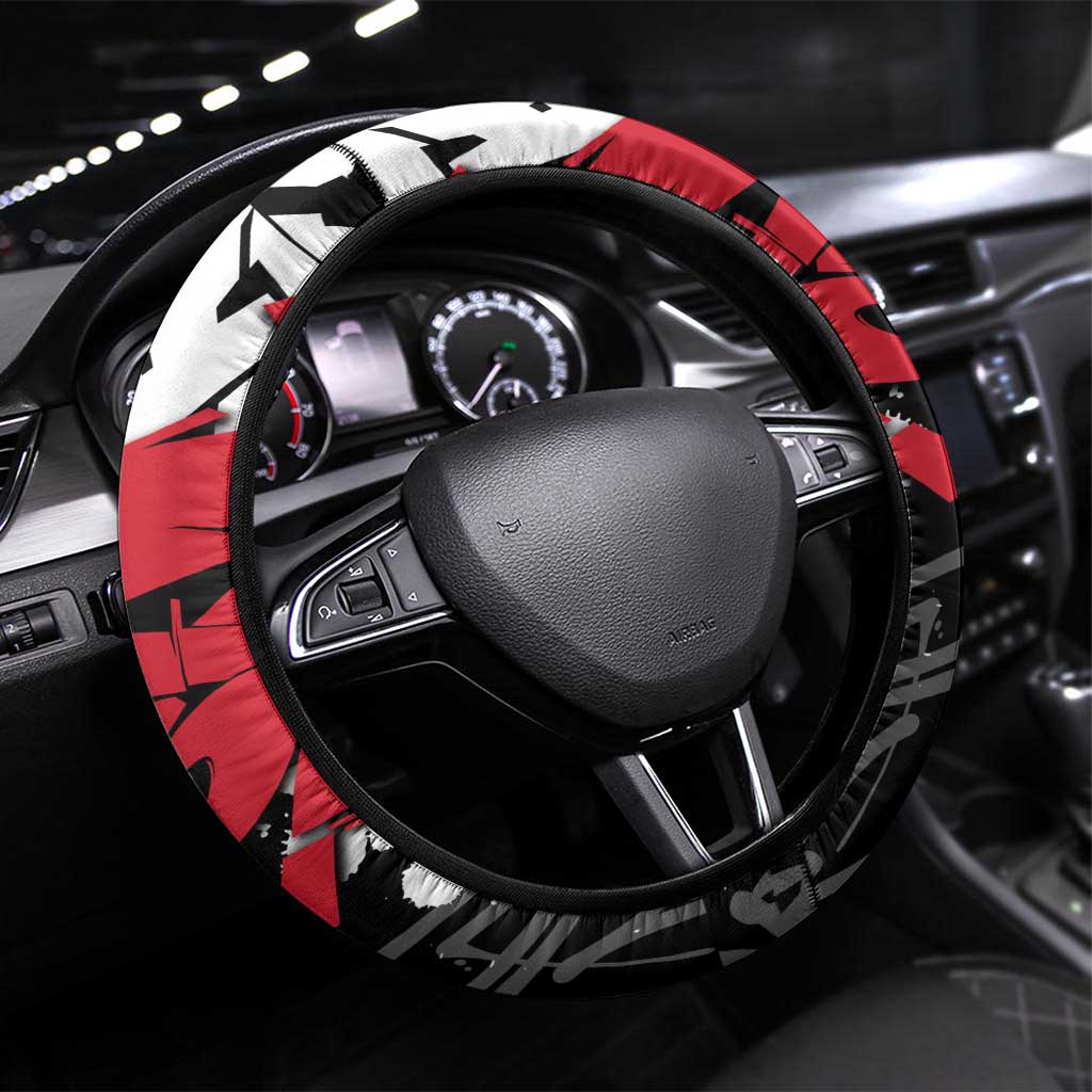 Hyoma Chigiri Blue Lock Steering Wheel Cover Urban Graffiti Street Art Style