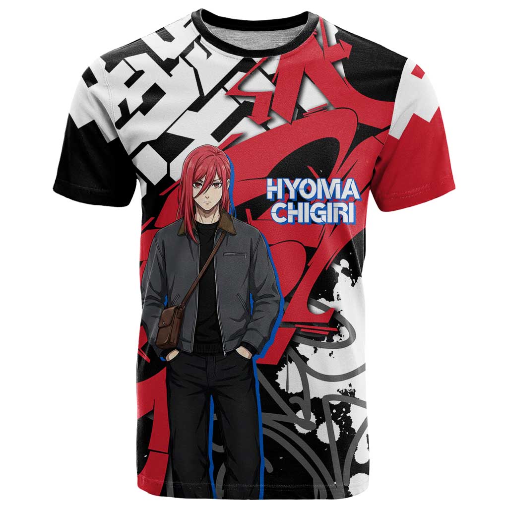 Hyoma Chigiri Blue Lock T Shirt Urban Graffiti Street Art Style