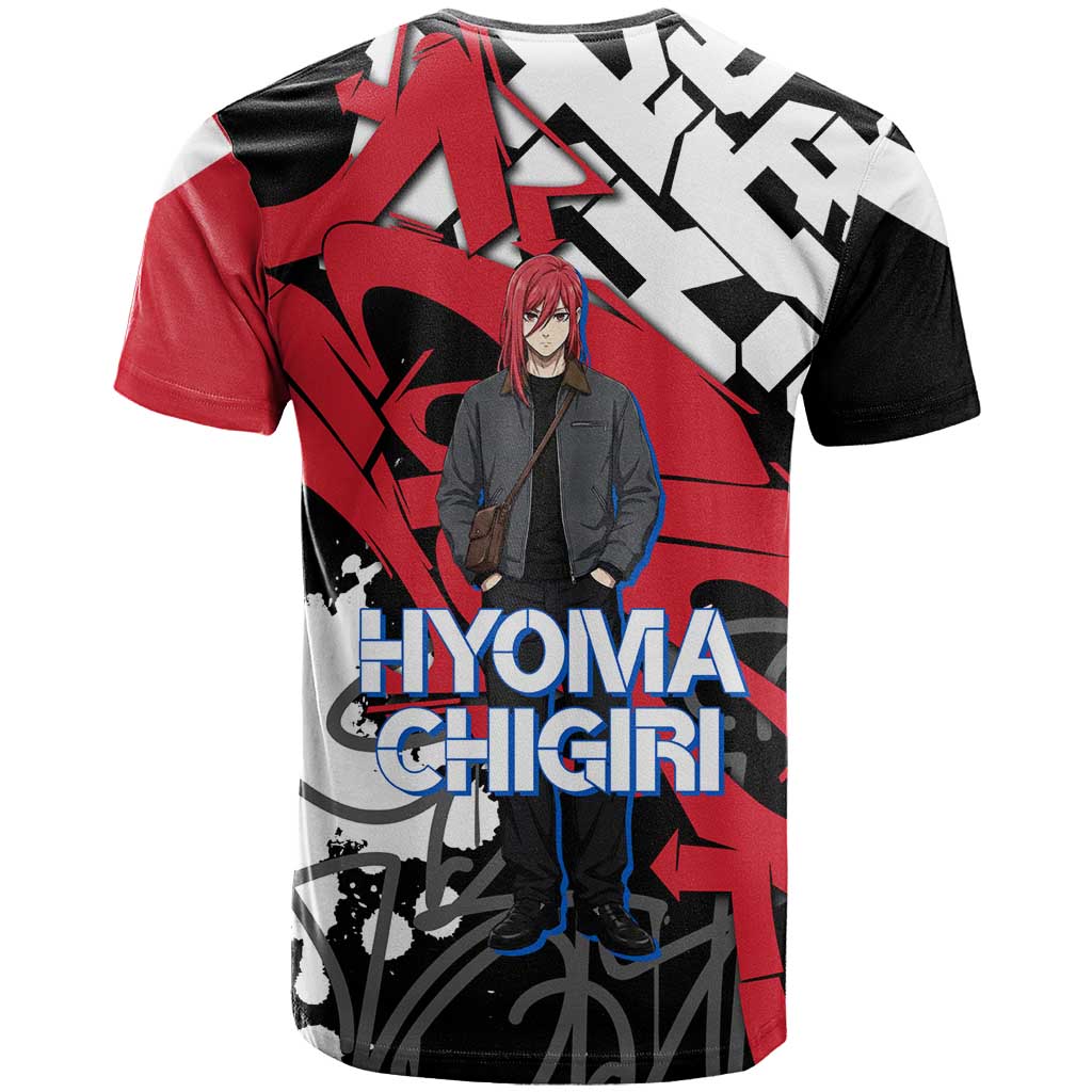 Hyoma Chigiri Blue Lock T Shirt Urban Graffiti Street Art Style