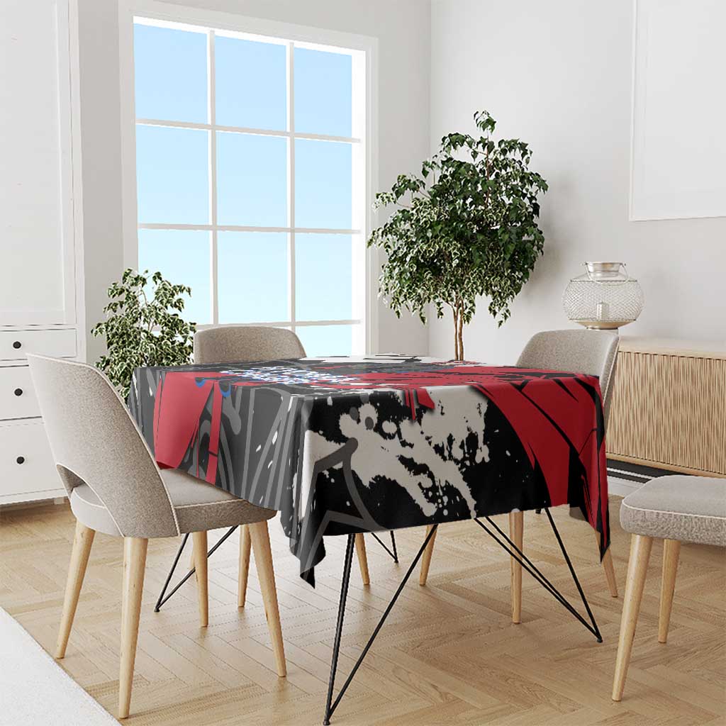 Hyoma Chigiri Blue Lock Tablecloth Urban Graffiti Street Art Style