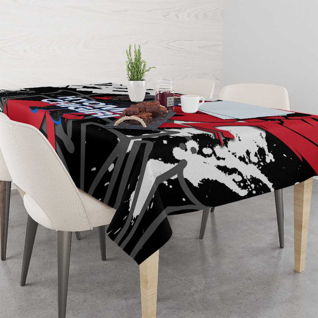 Hyoma Chigiri Blue Lock Tablecloth Urban Graffiti Street Art Style