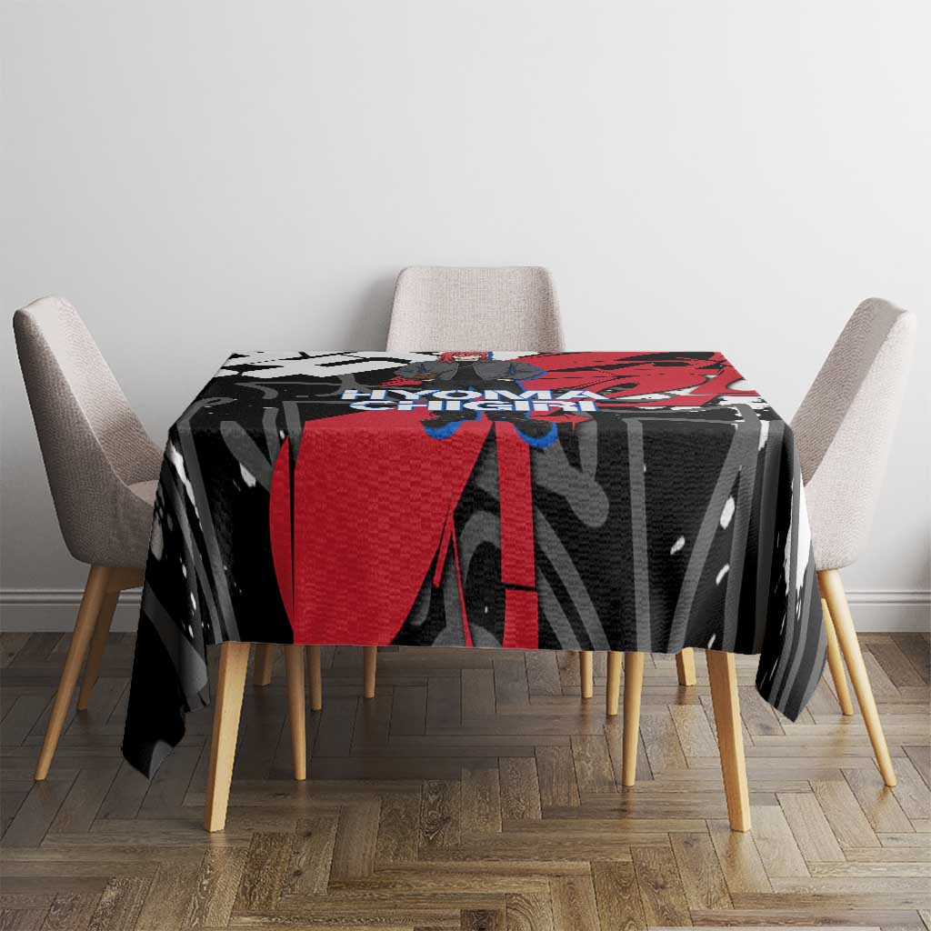 Hyoma Chigiri Blue Lock Tablecloth Urban Graffiti Street Art Style