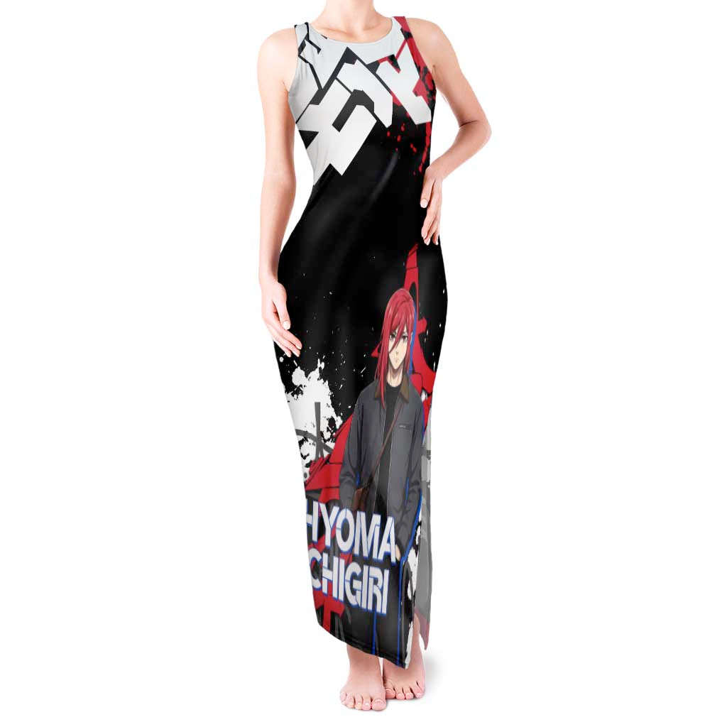 Hyoma Chigiri Blue Lock Tank Maxi Dress Urban Graffiti Street Art Style