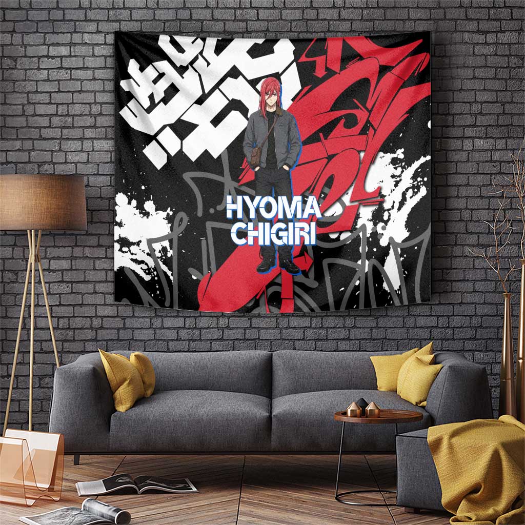 Hyoma Chigiri Blue Lock Tapestry Urban Graffiti Street Art Style