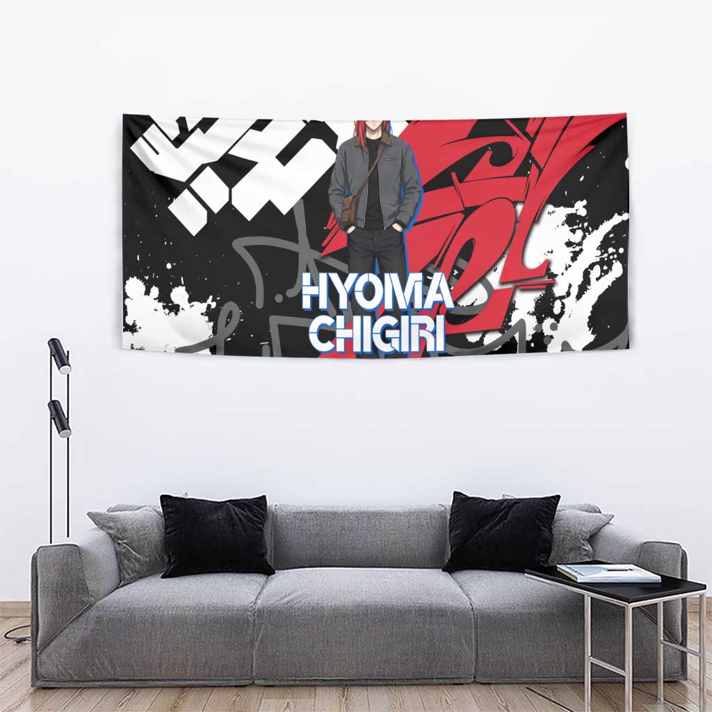 Hyoma Chigiri Blue Lock Tapestry Urban Graffiti Street Art Style