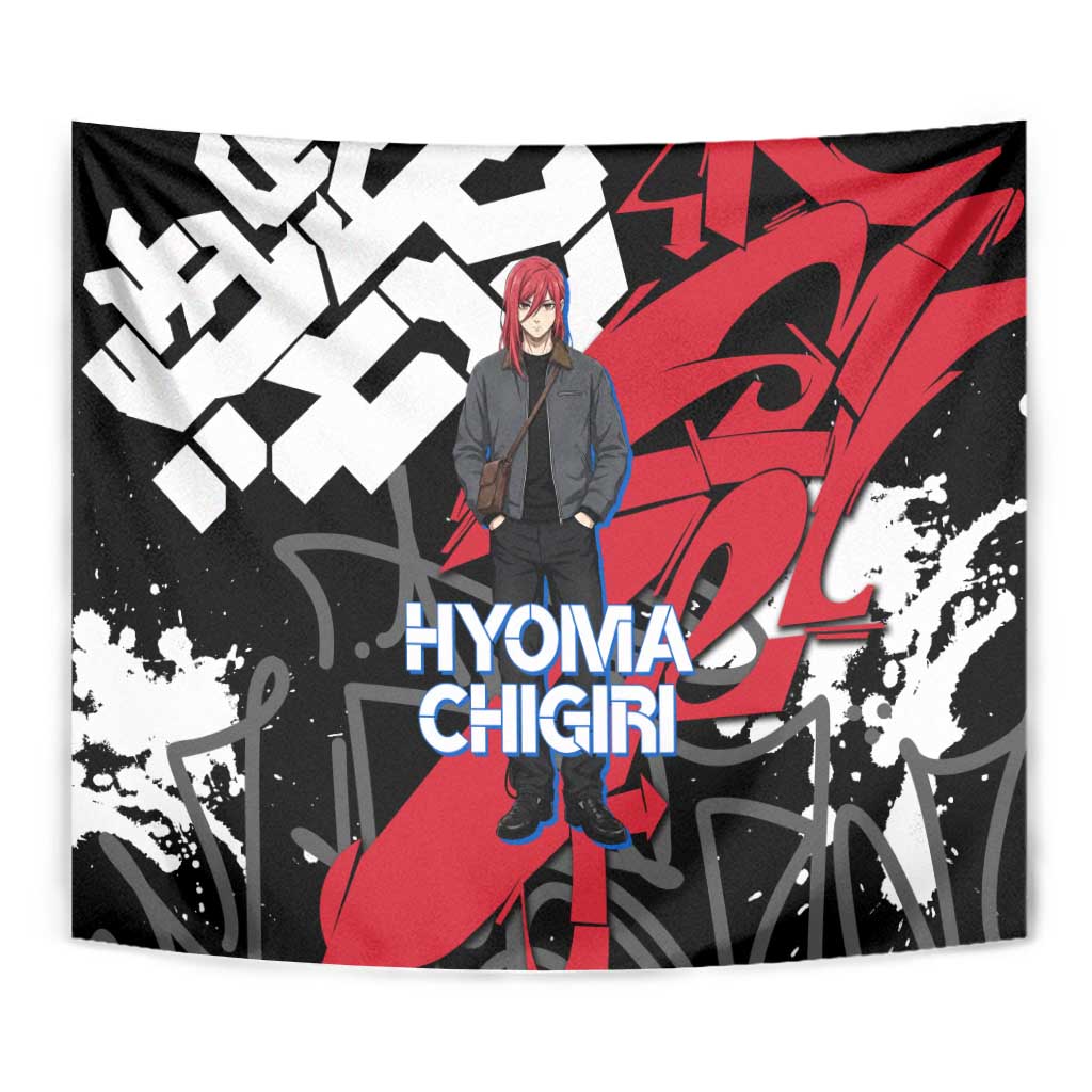 Hyoma Chigiri Blue Lock Tapestry Urban Graffiti Street Art Style