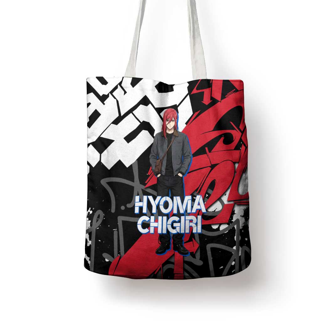 Hyoma Chigiri Blue Lock Tote Bag Urban Graffiti Street Art Style