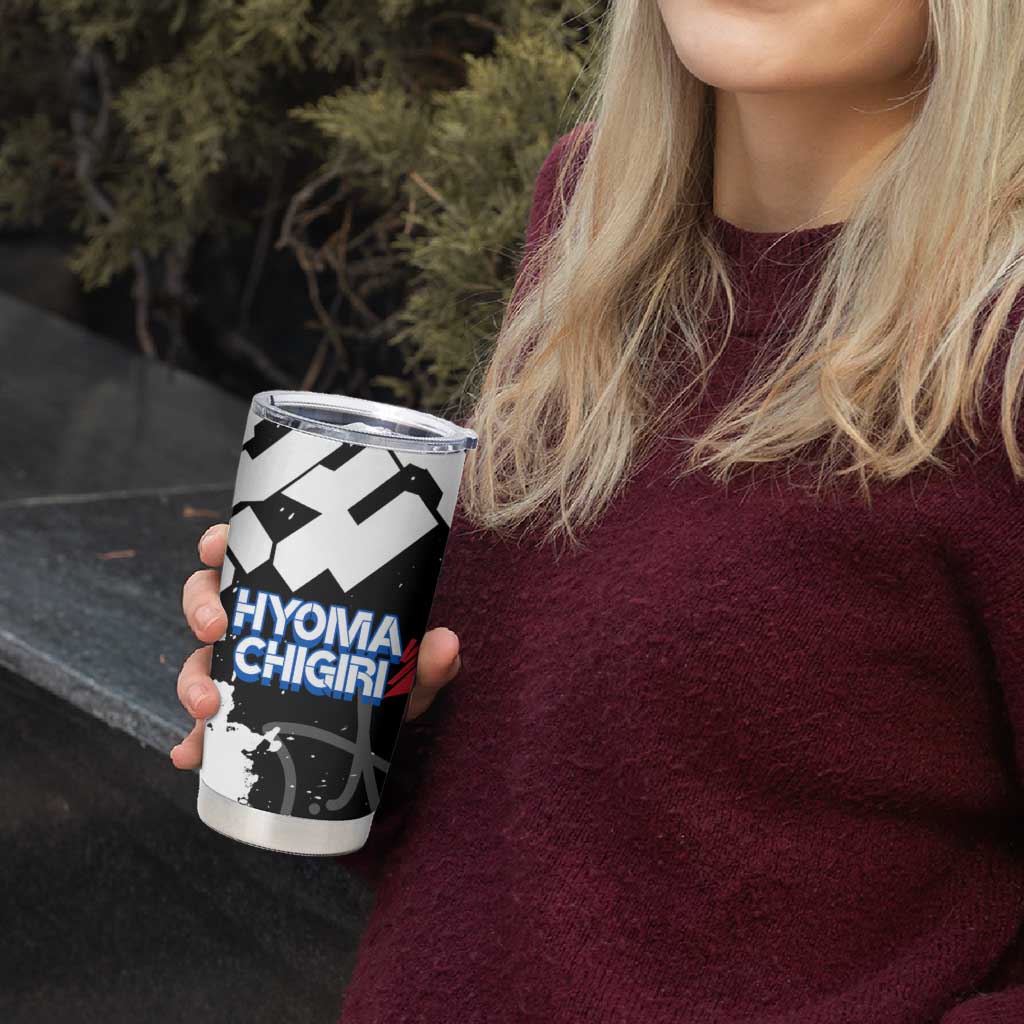 Hyoma Chigiri Blue Lock Tumbler Cup Urban Graffiti Street Art Style