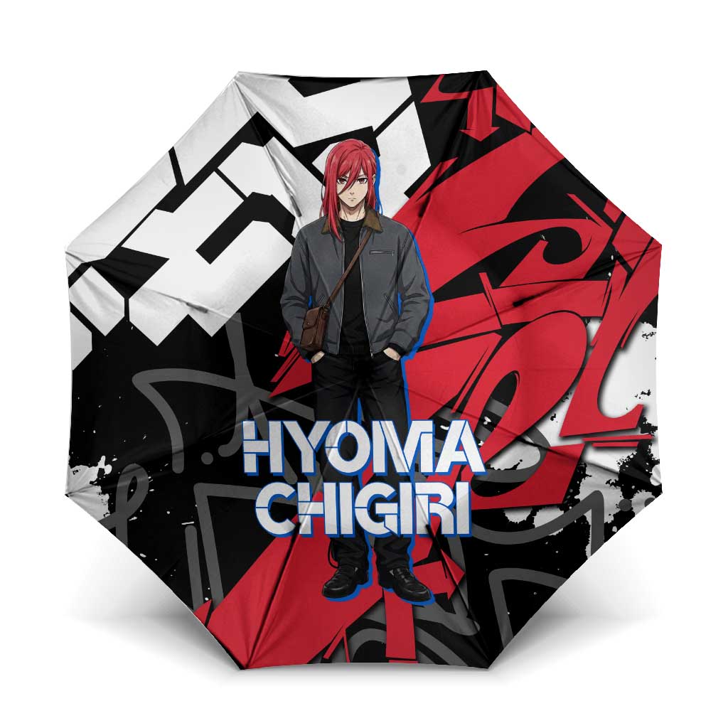 Hyoma Chigiri Blue Lock Umbrella Urban Graffiti Street Art Style