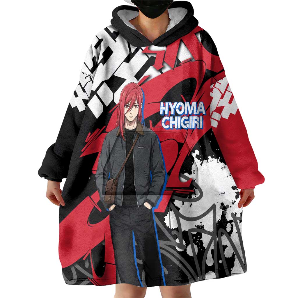 Hyoma Chigiri Blue Lock Wearable Blanket Hoodie Urban Graffiti Street Art Style