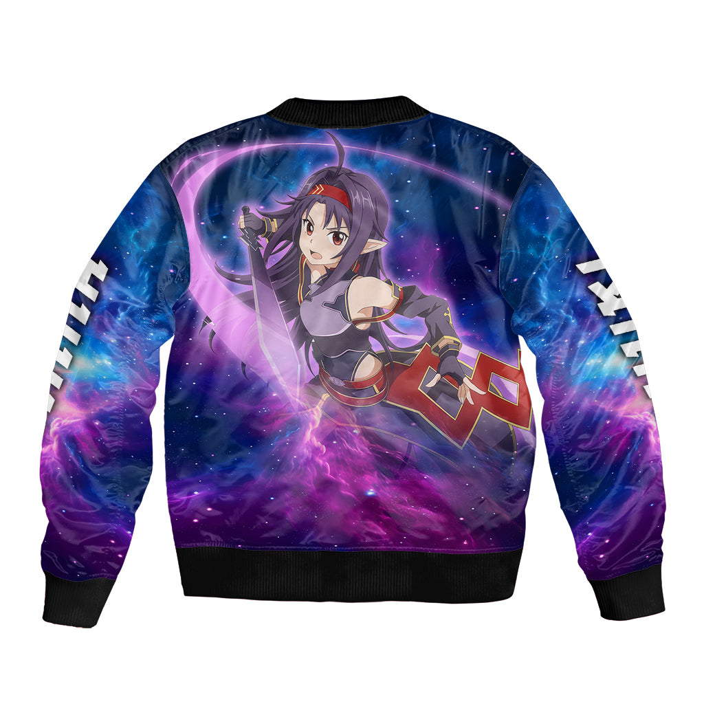 Yuuki Bomber Jacket Sword Art Galaxy Style