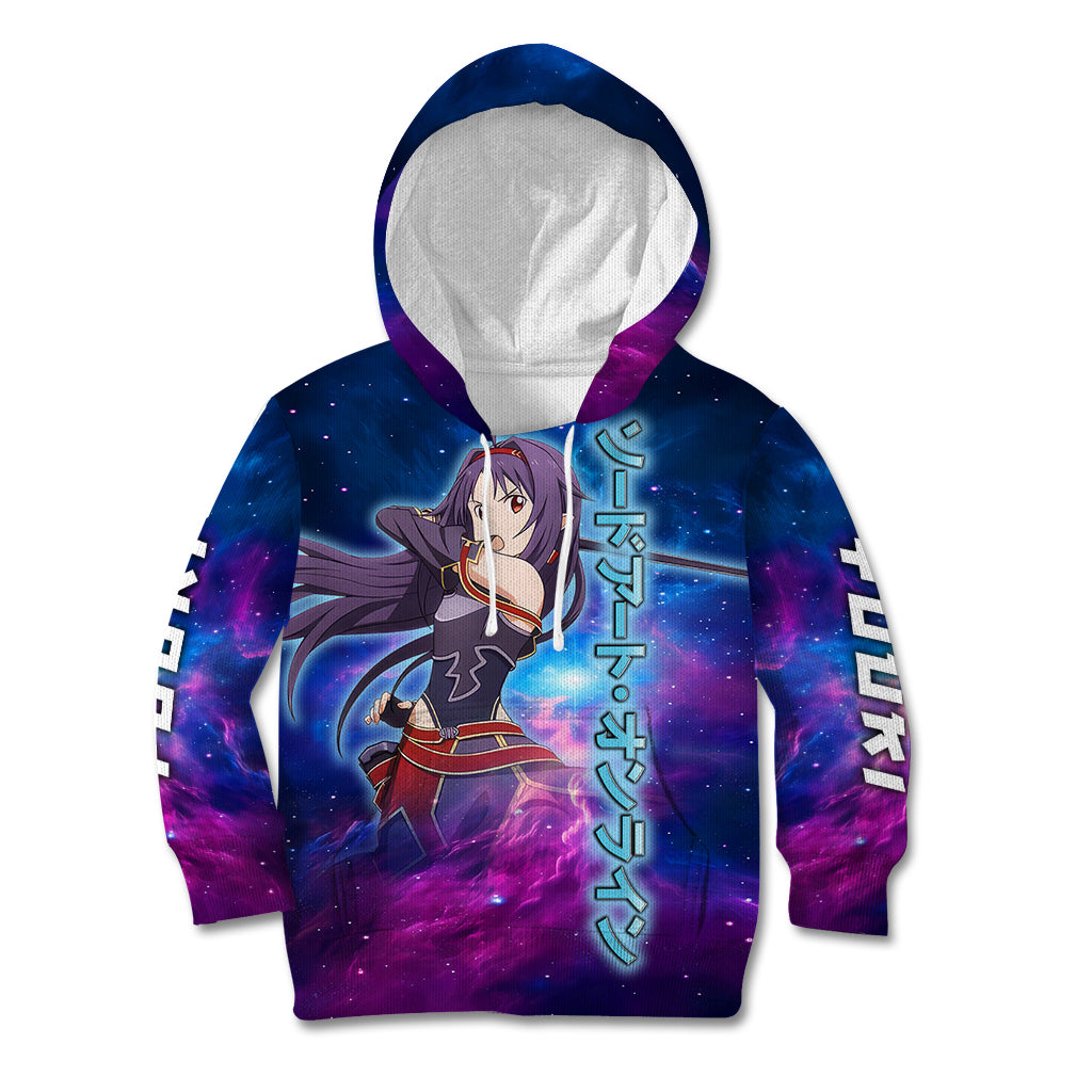 Yuuki Kid Hoodie Sword Art Galaxy Style