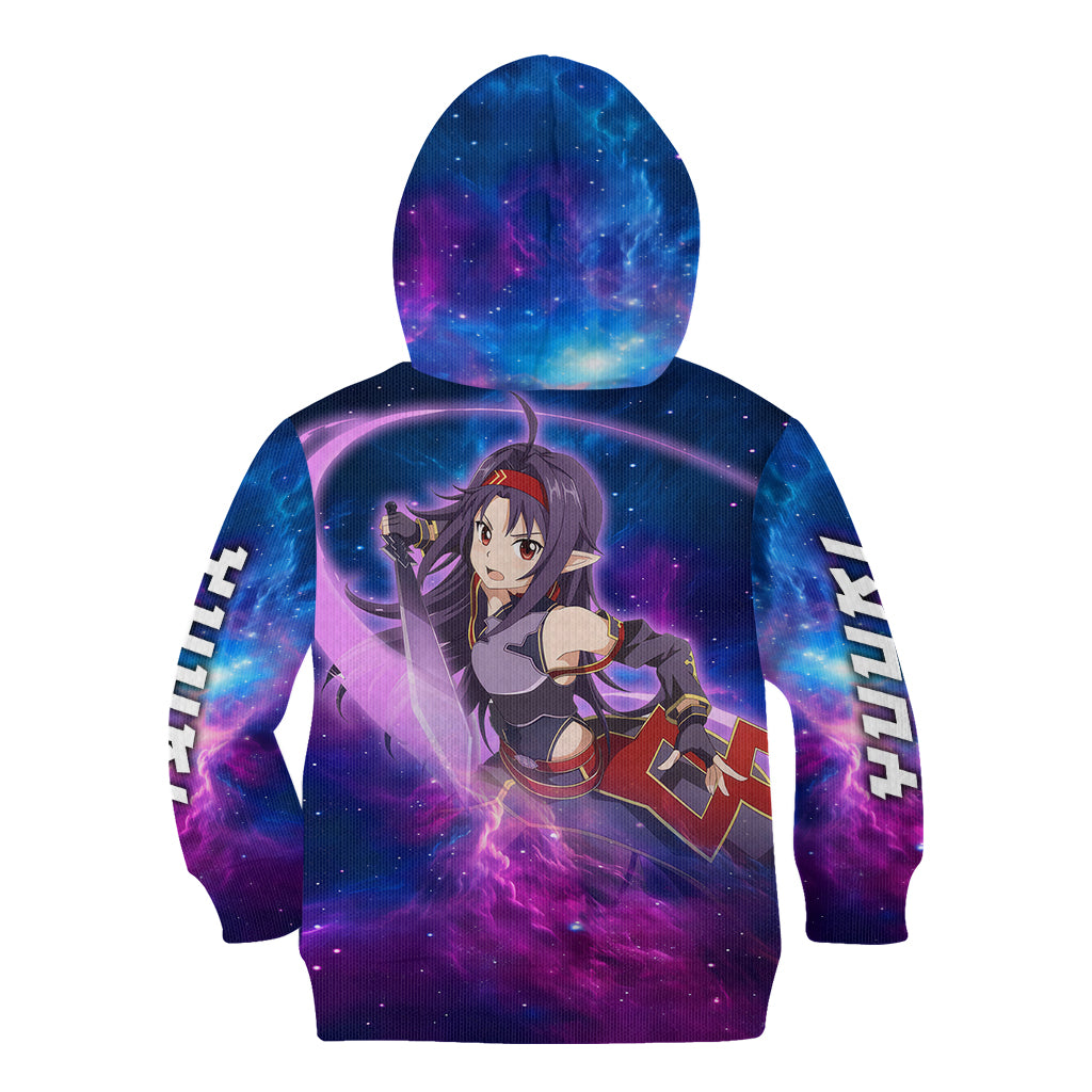 Yuuki Kid Hoodie Sword Art Galaxy Style