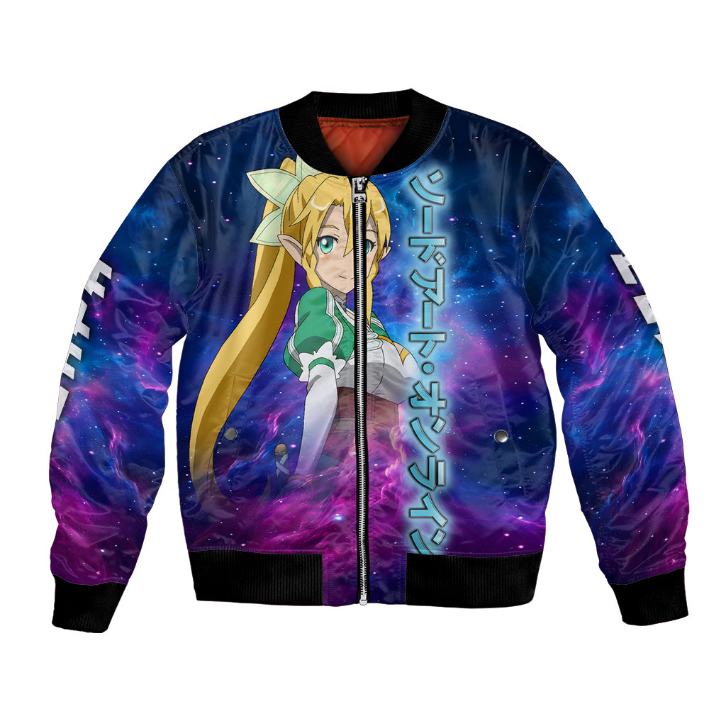 Leafa Bomber Jacket Sword Art Galaxy Style