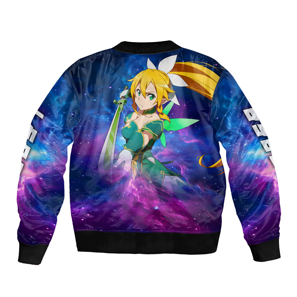 Leafa Bomber Jacket Sword Art Galaxy Style