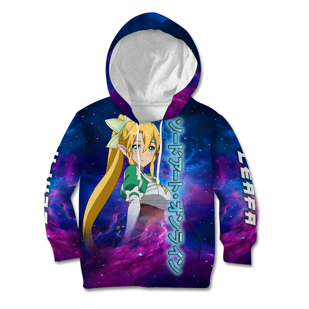 Leafa Kid Hoodie Sword Art Galaxy Style