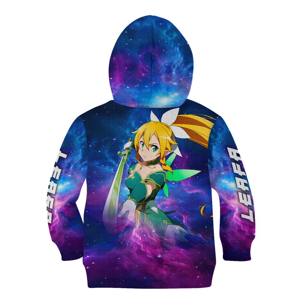 Leafa Kid Hoodie Sword Art Galaxy Style
