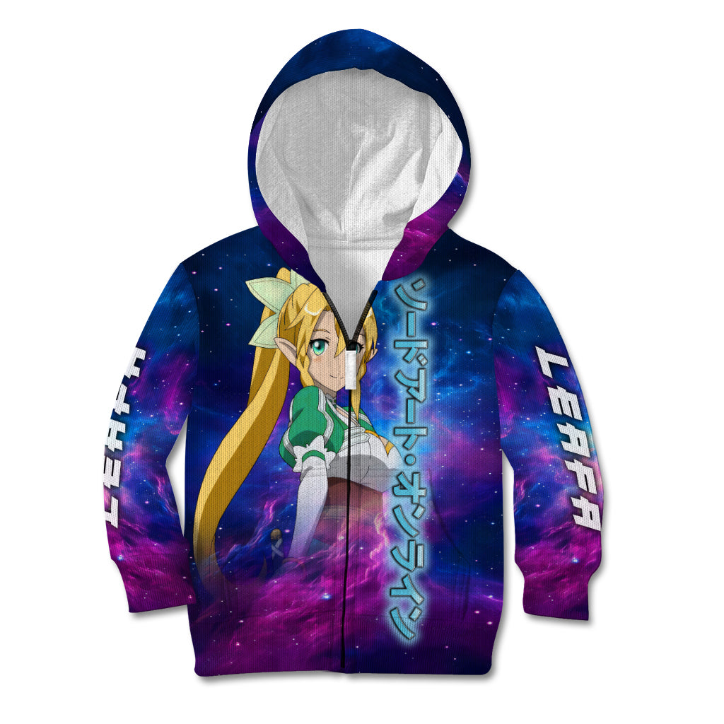 Leafa Kid Hoodie Sword Art Galaxy Style