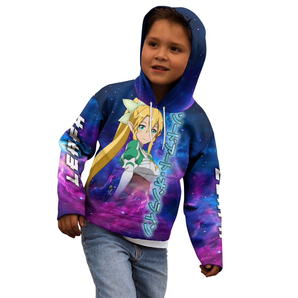 Leafa Kid Hoodie Sword Art Galaxy Style