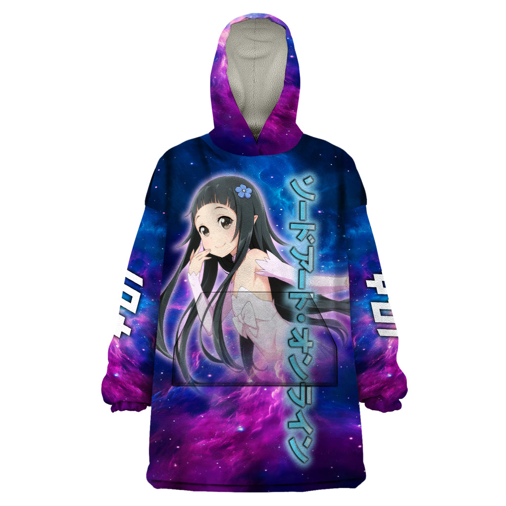 Yui Wearable Blanket Hoodie Sword Art Galaxy Style