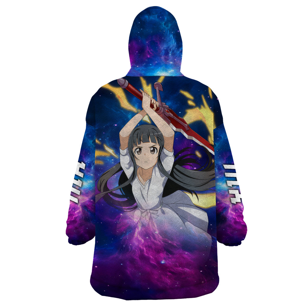 Yui Wearable Blanket Hoodie Sword Art Galaxy Style