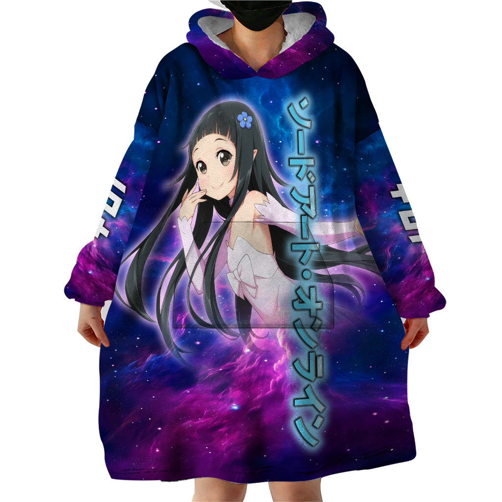 Yui Wearable Blanket Hoodie Sword Art Galaxy Style