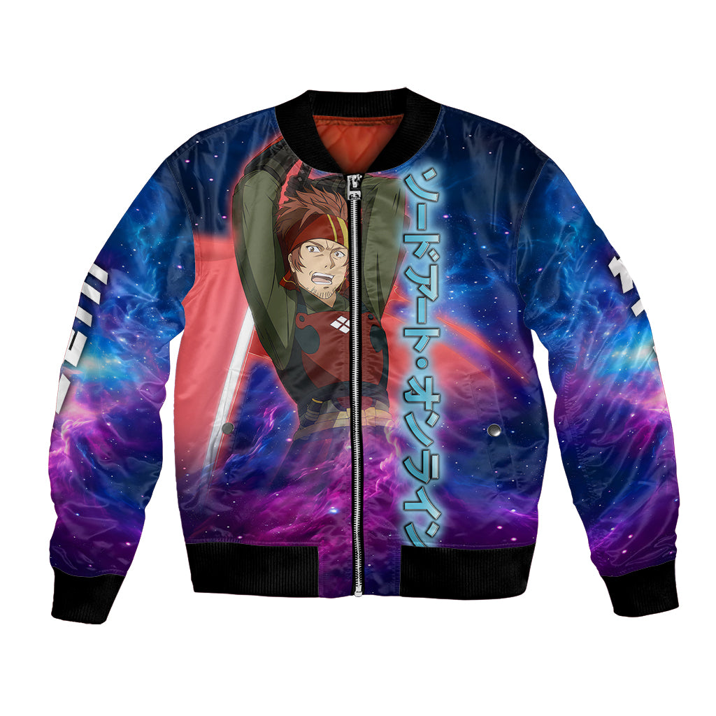 Klein Bomber Jacket Sword Art Galaxy Style