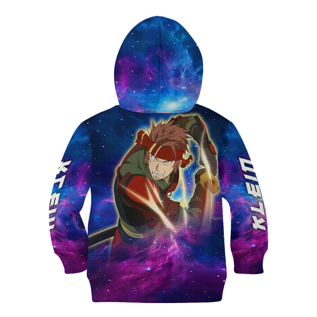 Klein Kid Hoodie Sword Art Galaxy Style