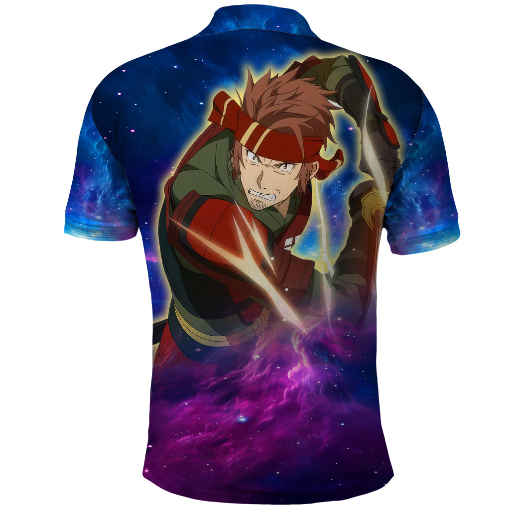 Klein Polo Shirt Sword Art Galaxy Style
