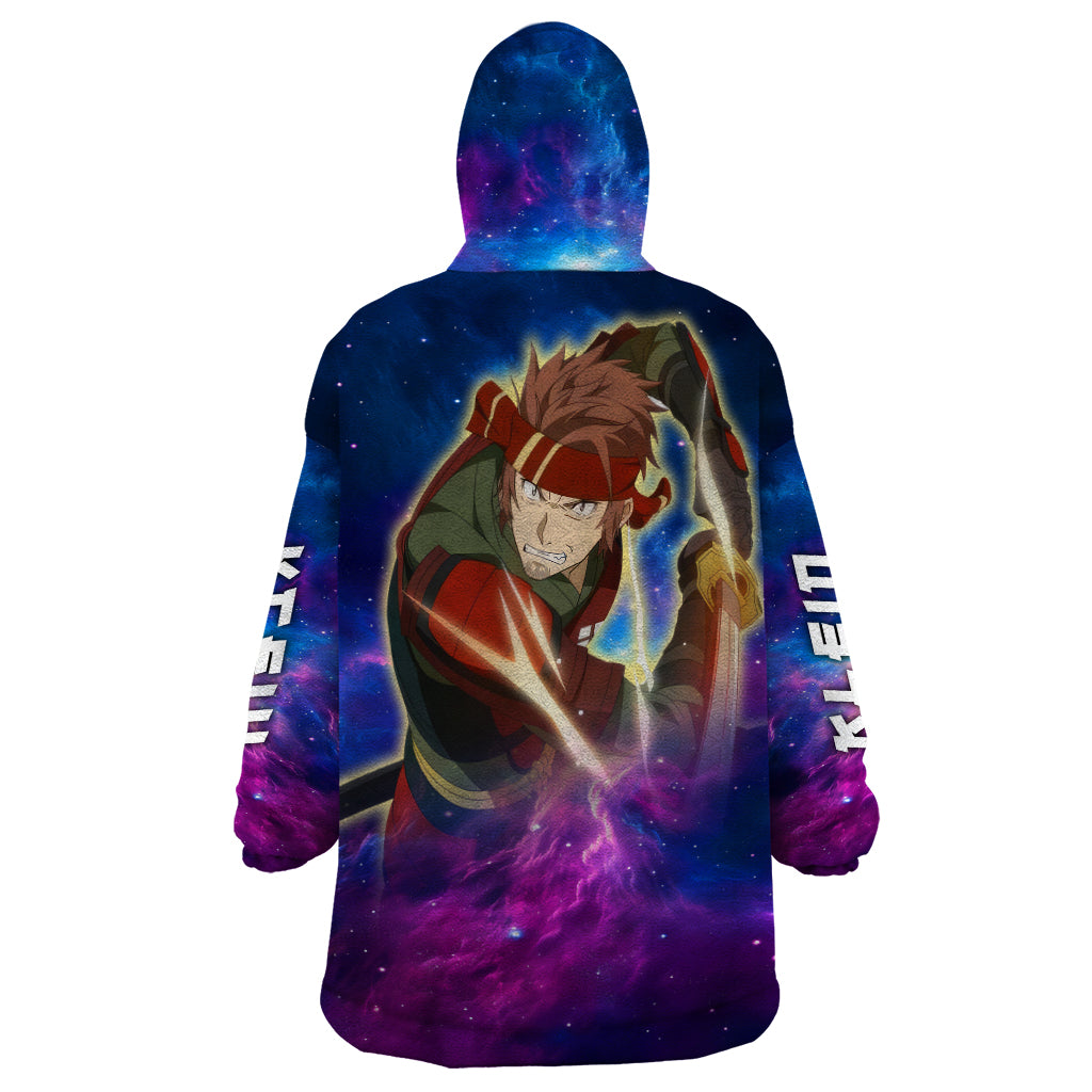 Klein Wearable Blanket Hoodie Sword Art Galaxy Style
