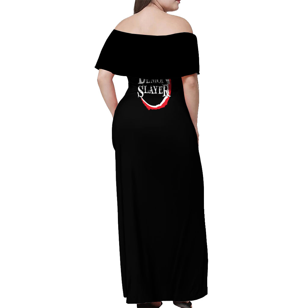 Tengen Uzui Off Shoulder Maxi Dress Demon Slayer