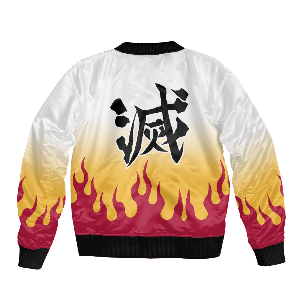 Rengoku Bomber Jacket Demon Slayer Funny Style